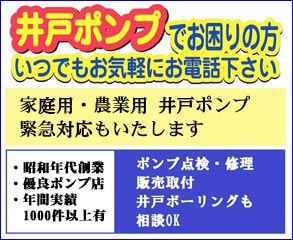 サカタポンプ修理センター｜みやま市｜井戸ポンプ修理、井戸ポンプ工事、保守、ポンプ・ポンプ装置